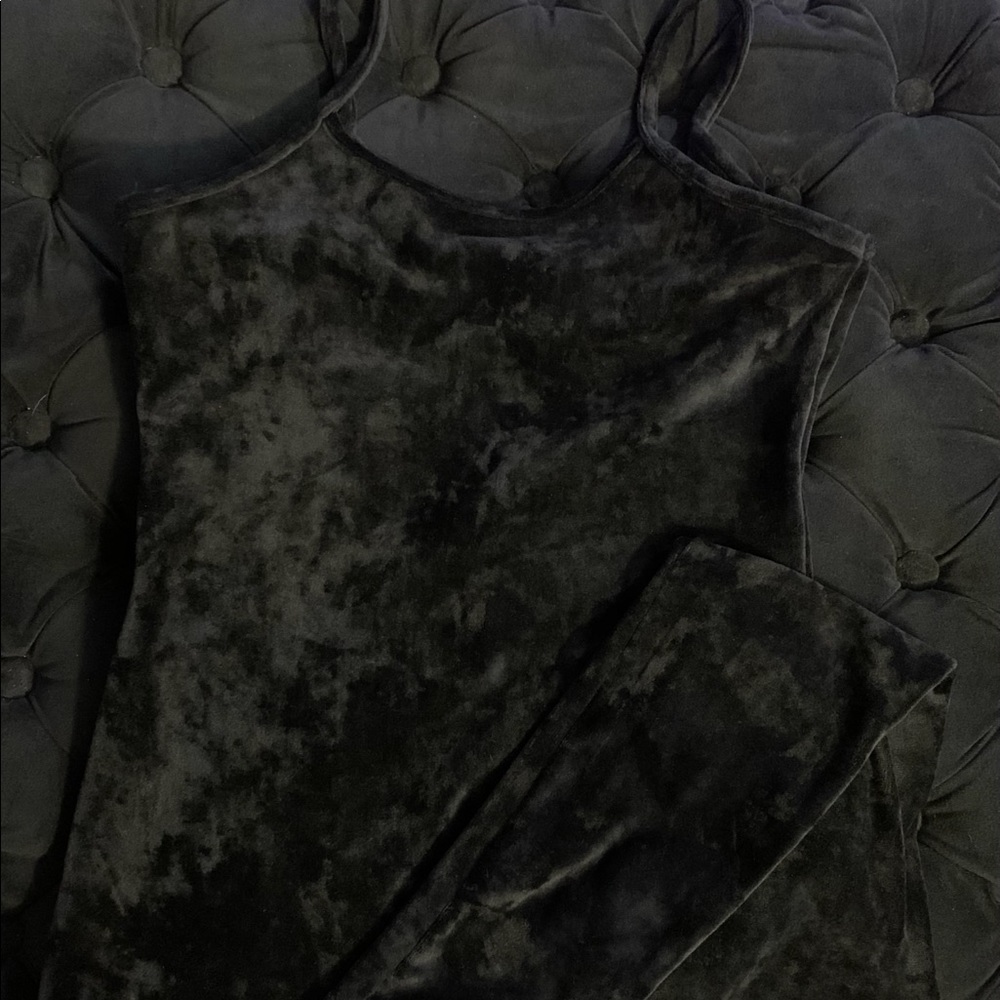 Velvet jumpsuit